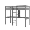Image de VIPACK Bed, Solid, Pine, Gris, Single