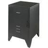 Image de Vipack NIGHTSTAND, Metal, Black, 40 x 60,5 cm