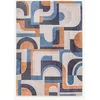 Image de Louis de Poortere Module Design - Tapis géométrique Nuance - Bleu Camel - 240 x 340 CM
