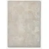 Image de CORAL DESIGN - TAPIS STRUCTURÉ MEDITATION - Fabriqué en Belgique - Tissage plat Jacquard mécanique - Finition à la main - Antidérapant naturel - 100% Polyester - Shell Beige - 240 x 340 CM