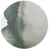 Image de Tapis de Salon Lagoon Meditation Collection 140x140 cm - Palm Green - Design Inspiré des Taches díEncre, Teintes Vives et Naturelles  voquant la Nature Luxuriante