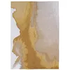 Image de Tapis de Salon tissé Plat Lagoon - Meditation Collection - Sunset - 280 x 390 cm - Design inspiré des Taches d'encre, Teintes Chaudes et Naturelles évoquant Le Coucher de Soleil