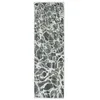 Image de Tapis de Salon tissé Plat Swim - Meditation Collection - River - 80 x 250 cm - Design Cyanotype inspiré de la fluidité de l'eau, Reflets Brillants, Effet Tactile avec Fil Blanc flammé