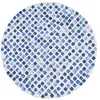 Image de Tapis de Salon Cobblestone Craft Collection 140x200 cm - Amparo Blues - Motifs Abstraits avec Dégradés, Texture Unique, Design Artistique