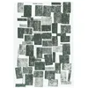 Image de Tapis de Salon tissé Plat Lucia - Craft Collection - Sycamore - 80 x 150 cm - Design Cubisme Rétro, Effet Bouclette Moderne, Texture Douce et Moelleuse, Équilibre Géométrique