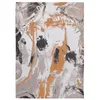 Image de Tapis de Salon tissé Plat Fresque - Gallery Collection - Middle of - 200 x 280 cm - Couleurs Vives, Design Artistique, Inspiré d'un Atelier de Peinture