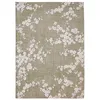 Image de Tapis de Salon Sakura Collection 80x150 cm - Wet Garden - Design  légant de Cerisiers en Fleurs, Inspiré du Printemps