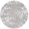 Image de Tapis de Salon Sakura Collection 240x240 cm - Morning Mist - Design  légant de Cerisiers en Fleurs, Inspiré du Printemps