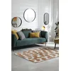 Image de BENEFFITO Tapis - Collection Ikat Golden Sand - Tapis d'intérieur Moderne et Doux - Rectangulaire - 170 x 240 cm