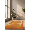 Image de BENEFFITO Tapis - Collection Poum Poum Orange Cocktail - Tapis d'intérieur Moderne et Doux - Rectangulaire - 170 x 240 cm