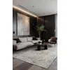 Image de BENEFFITO Tapis Collection Heris Mouse Hair - Gris - 240x340cm - à Motifs, Finition Artisanale, Tissage en Belgique - Moderne de Qualité