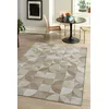 Image de BENEFFITO Tapis - Collection Rondo Diamond - Tapis à Motifs, Finition Artisanale, Tissage en Belgique - Tapis d'intérieur Moderne et Doux - Rectangulaire - 80 x 150 cm