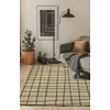 Image de BENEFFITO Tapis - Collection Caro Creamy Black - Tapis à Motifs, Finition Artisanale, Tissage en Belgique - Tapis d'intérieur Moderne et Doux - Rectangulaire - 240 x 340 cm
