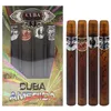 Image de CUBA AMERICA SET 4 x 35 ml pour Homme Coffret Cadeau 4 x 35 ml Eau de Toilette Vert, Marron, Gris, Noir