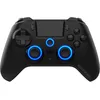 Image de EgoGear - Manette Gaming à palettes sans fil Bluetooth SC15 Noire pour PS4/PS3/PC, RGB personnalisables, Moteurs de vibrations, Port jack 3.5mm, 800 mAh