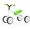 Image de Chillafish Quadie : trotteur bebe 4 roues pour les enfants de 1 à 3 ans, porteur avec siège réglable sans utiliser d'outils et 4 roues silencieuses pour jouer à l'intérieur comme à l'extérieur, vert