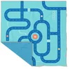 Image de Quut - Serviette de Plage/Piscine Enfant avec Jeu - en Microfibre Séchage Ultra Rapide, sans Sable - Compacte, Légère (Circuit, XL - 180 x 180cm)
