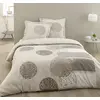 Image de Vision - Parure de lit Adèle - 100% Coton - Beige - Set de Housse de Couette 260x240 cm avec 2 taies d'oreiller pour lit Kingsize 2 Personnes - Fibres Naturelles - Certifié Oeko-Tex