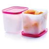 Image de Tupperware Essentials Freezer Mates Lot de 2 boîtes de conservation alimentaire   1,1 L   Organisez l'espace du congélateur   Couvercle hermétique et sans gel   Durable et réutilisable   Facile à