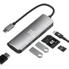 Image de XtremeMac Hub USB-C Haute Performance pour MacBook, USB 3.0, Lecteur de Cartes SD/Micro, 4K HDMI & Type-C PD. Compatible avec Les Cartes mémoire SD, SDHC, SDXC, Space Grey