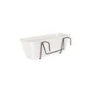 Image de ARTEVASI Kit Jardinière VENEZIA avec réserve deau - Blanc - 10L - 49 x 195 x 166 cm