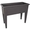 Image de ARTEVASI Table de Culture - Venezia - 39 x 80 x H 69 cm - Gris anthracite