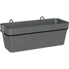 Image de ARTEVASI Kit balcon Jardinière - CAPRI RE - 50cm - Anthracite - 502 x 285 x h20 cm - 145L