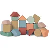 Image de Korko Lot de 20 Blocs de Construction en liège - Silencieux, coloré, sûr et Plein d'amour pour l'environnement