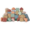 Image de Korko Lot de 40 Blocs de Construction en liège - Silencieux, coloré, sûr et Plein d'amour pour l'environnement