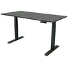 Image de Vivol Bureau électrique réglable - 160 x 80 cm - Moteur double - Noir / Anthracite