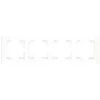 Image de Efapel Logos 90 - Cadre quadruple Logos blanc