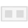 Image de Efapel Quadro 45   Cadre double q-45 Blanc