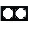Image de Cadre de finition double LOGUS 90 noir mat