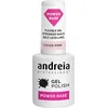 Image de Andreia Professional Vernis à Ongles Rose Power Base - Base Haute Viscosité pour les Ongles plus forts - Gel de base pour Extensions d'Ongles - Vegan Rose - 10.5ml