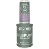 Image de Andreia Vernis à ongles gel professionnel sans HEMA ni TPO   TRUE PURE 21 Free et 100 % végétalien pour ongles sensibles   Vernis à ongles gel Soak Off UV LED   Couleur T09 Lavande Paillettes 10,5 ml