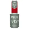 Image de Andreia Vernis gel professionnel sans Hema et TPO - TRUE PURE 21 Free et 100% végétalien pour ongles sensibles - UV LED Soak Off Gel - Couleur T37 rouge 10,5 ml