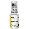 Image de Andreia Professional Vernis Semi-Permanent Top Coat Shine Master- Finition pour Ongles Séchage UV-LED - Gels Polish Vegan - Idéal pour le Nail Art - Couche Finale Transparente Extra Glossy - 10.5 ml