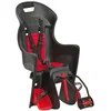 Image de POLISPORT Boodie Porte Fixation Cadre Bébé Unisexe, Noir/Rouge, Poids de l'enfant : de 9 à 22 kg Maximum
