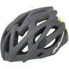 Image de POLISPORT 8739100023 - Casque de vélo Ride in pour Hommes et Femmes Taille Ajustable L (58-62cm) avec visière Amovible et Certification CE en Couleur Gris Foncé/Jaune Fluor