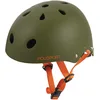 Image de POLISPORT 8741100003 - Casque de vélo Urban Radical Tag pour Enfants réglable (53-55 cm) avec Certification CE pour Le Cyclisme, la Planche à roulettes, Le Patinage en Couleur Vert Mat/Orange