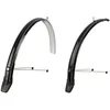 Image de POLISPORT 8628200001 - Garde-Boue Avant et arrière modèle Towny 2 pièces pour vélos de Trekking et vélos urbains avec Roues de 28" de Couleur Noir