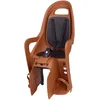 Image de POLISPORT 8406100017 Groovy Maxi CFS Siège Vélo Arrière Enfant   Sûr et Confortable, pour Bébés de 9 Mois à 6 Ans, Repose-Pieds et Accoudoirs Réglables, Compatible Porte-Vélo, Caramel/Noir
