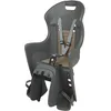 Image de DIEFFE 8630500034 - Siège Arrière Bikey Cool Elm pour Vélo avec Roues de 26'' à 29'' Convient aux Enfants de 9 à 22 Kg avec ancrage Facile sur Le Porte-Bagages en Couleur Gris Macaron/Brun