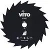 Image de VITO - Lame de coupe pour débroussailleuse 20 dents Diam 255mm Alesage 25.4