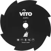 Image de VITO - Lame de Coupe pour Débroussailleuse 8 Dents Diam 255mm Alesage 25.4