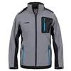 Image de VITO - Veste de travail imperméable GRISE à capuche Taille XL Mixte Polaire 3 poches