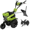 Image de VITO - Motoculteur à Essence 7CV 212 Cm3 5200W + Jeu de Fraises + Butteur Idéal Jardin & Maraîchage