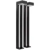 Image de ASLO - Lot de 2 bornes Eclairage Solaire Extérieur 100 Lm Autonomie 3 nuits IP54