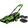 Image de VITO - Tondeuse à Gazon 40V -2 Batteries Lithium 2.0Ah Chargeur Double Moteur Brushless Gazon 500m2
