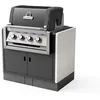 Image de MAESTRO FERRETERO TUOZI - Barbecue Fixe à gaz modèle KITAWAY Gas encastrable Regal 420 (Gris/Blanc - 98 x 73 x 119 cm) REF: T00205 - Idéal extérieur